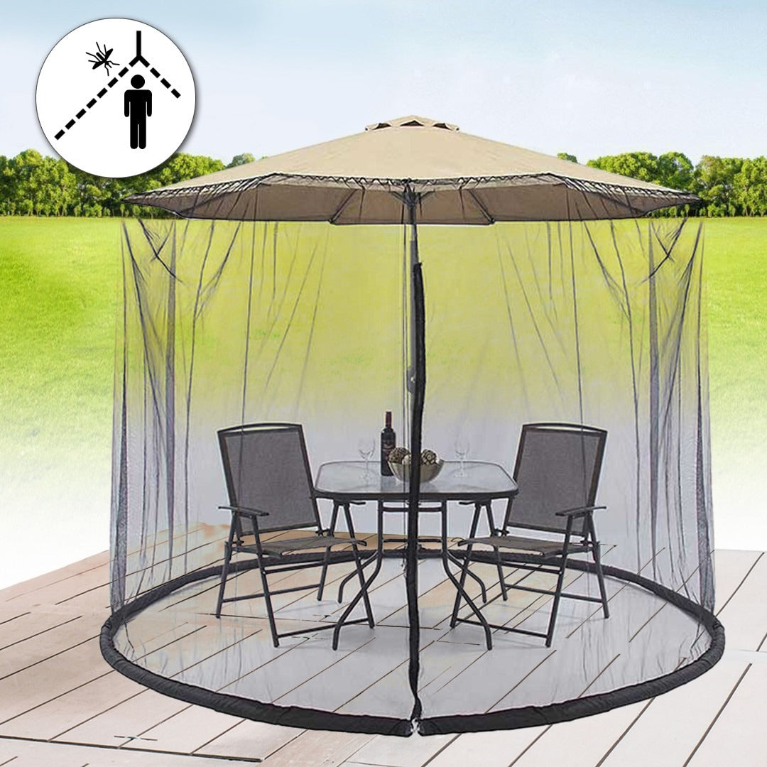 Plasă Anti-Țânțari pentru Umbrelă de Grădină – Protecție Completă împotriva Insectelor Glorio