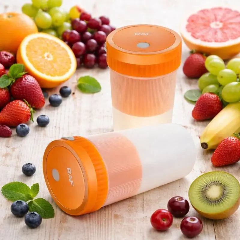 Blender Portabil Reîncărcabil RAF R.2829O – Prospețime și Energie, Oriunde te-ai Afla! Glorio