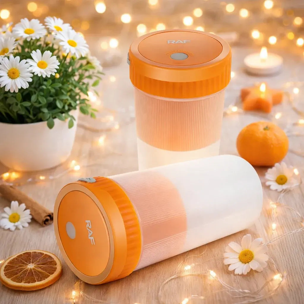 Blender Portabil Reîncărcabil RAF R.2829O – Prospețime și Energie, Oriunde te-ai Afla! Glorio
