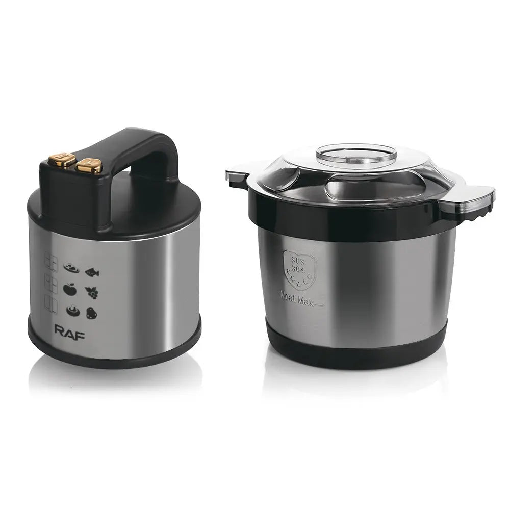 Tocător de Bucătărie Electric RAF R.7008 (1600W, Bol 6L Inox) – Performanță Profesională la Tine acasă Glorio