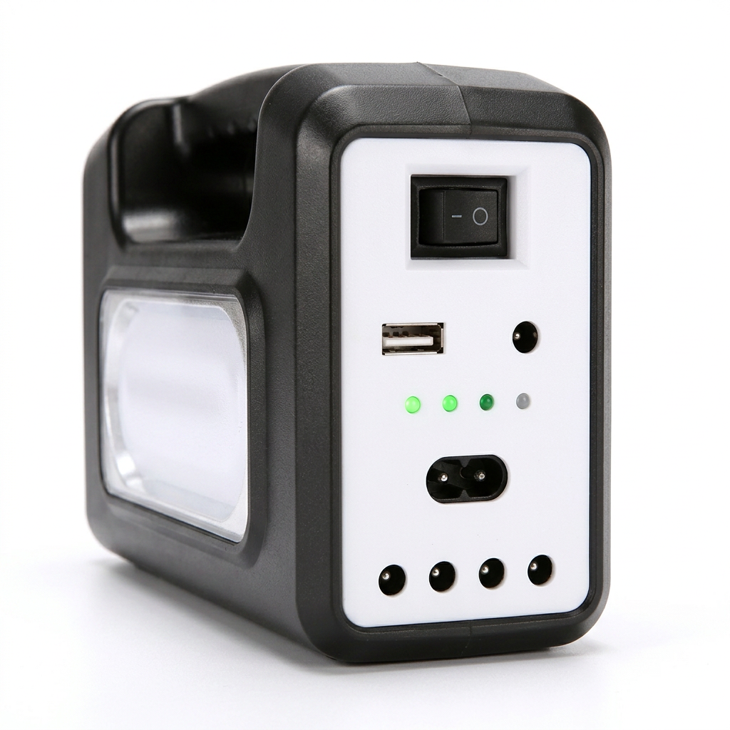Kit de Urgență Solar 7 în 1 – Lumină, Energie, Radio Bluetooth și Siguranță Oriunde, Chiar și Fără Curent Glorio