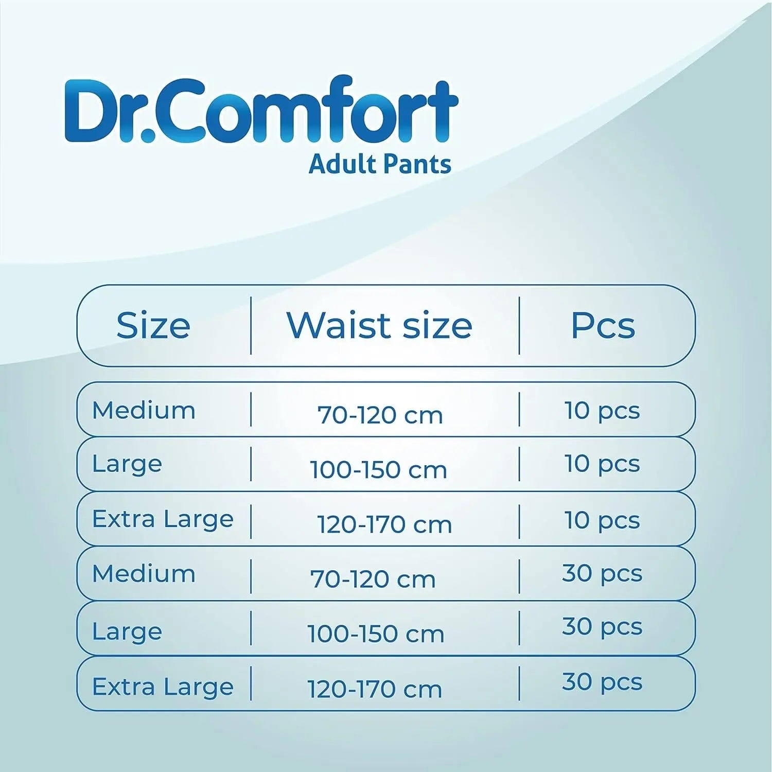 Pachet Promo CHILOT: 60 buc Dr. Comfort Adult Pants – Libertate și Protecție Superioară + CADOU 2 Pachet servetee Dr. Comfort Glorio