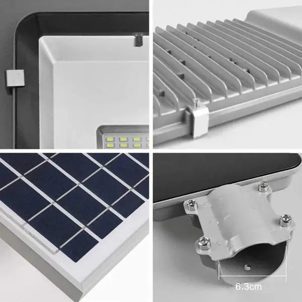 Lampa Solara Jortan, Cu Stalp Pentru Montare, Control Din Telecomanda, Lumina Puternica, 100W Doimeseriasi.ro