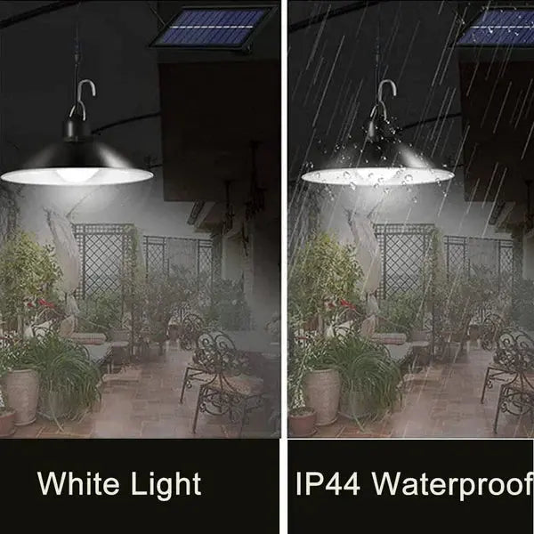 Lampa Suspendata Cu Incarcare Solara, Reglare Intensitate Lumina, Control Prin Telecomanda, Lumina Alb Rece Doimeseriasi.ro