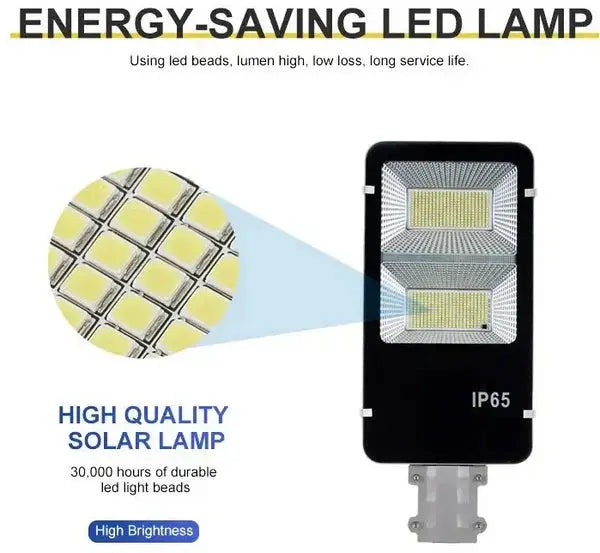 Lampa Solara Jortan, Cu Stalp Pentru Montare, Control Din Telecomanda, Lumina Puternica, 200W Doimeseriasi.ro