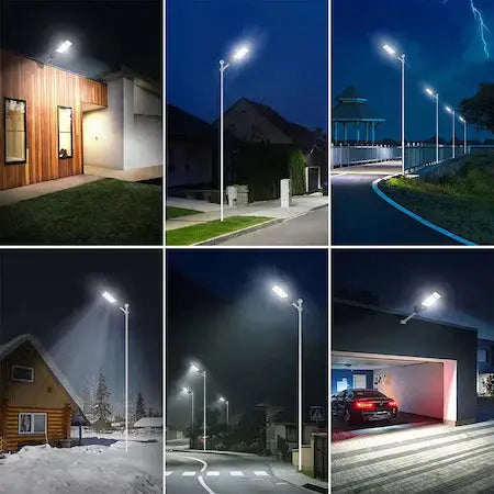 Set Lampa Solara 160 LED, Cu Telecomanda si Senzor De Miscare, 1+1 GRATIS Doimeseriasi.ro