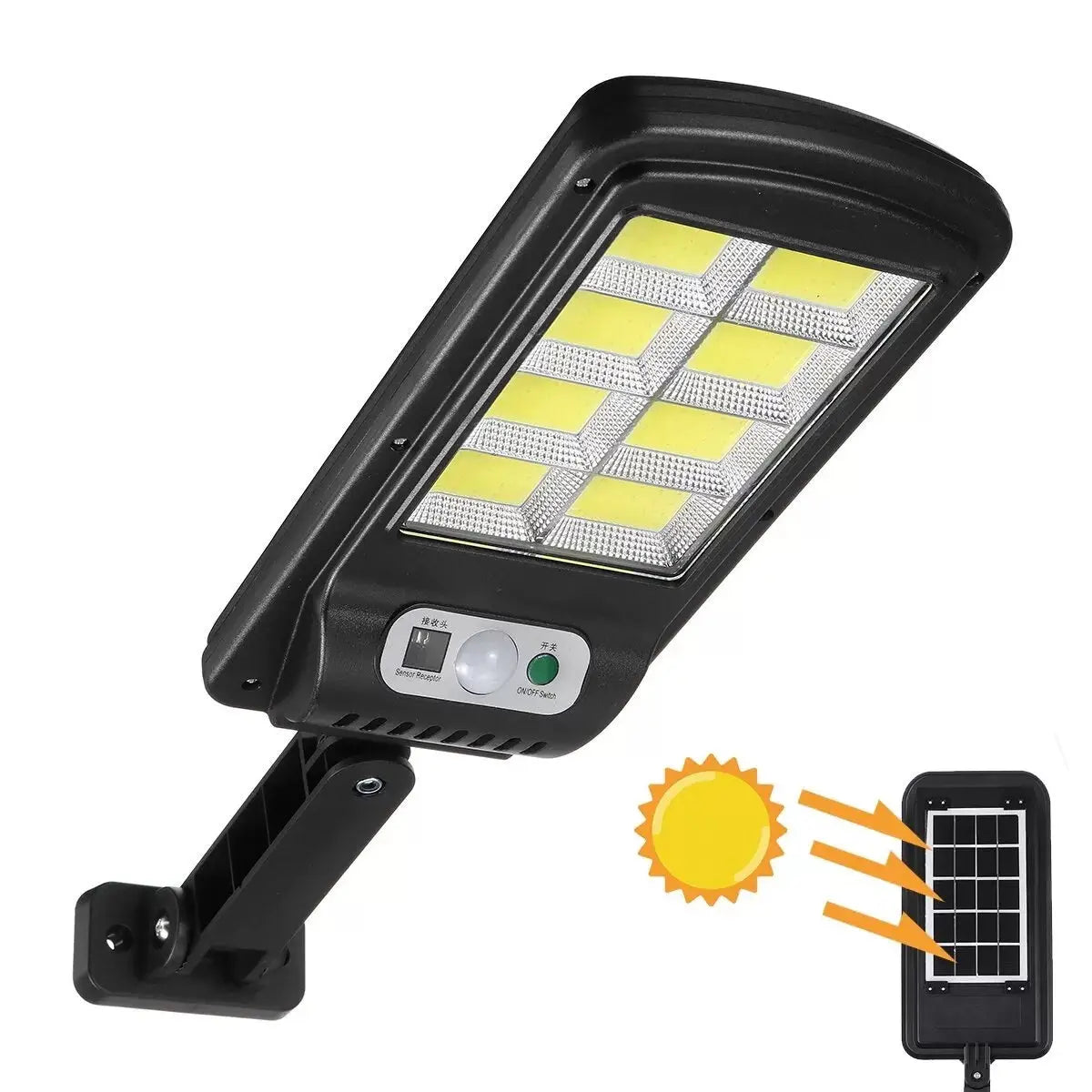 1+1 GRATIS: Lampa Solara, Cu Senzor De Miscare SI Telecomanda 300W Doimeseriasi.ro