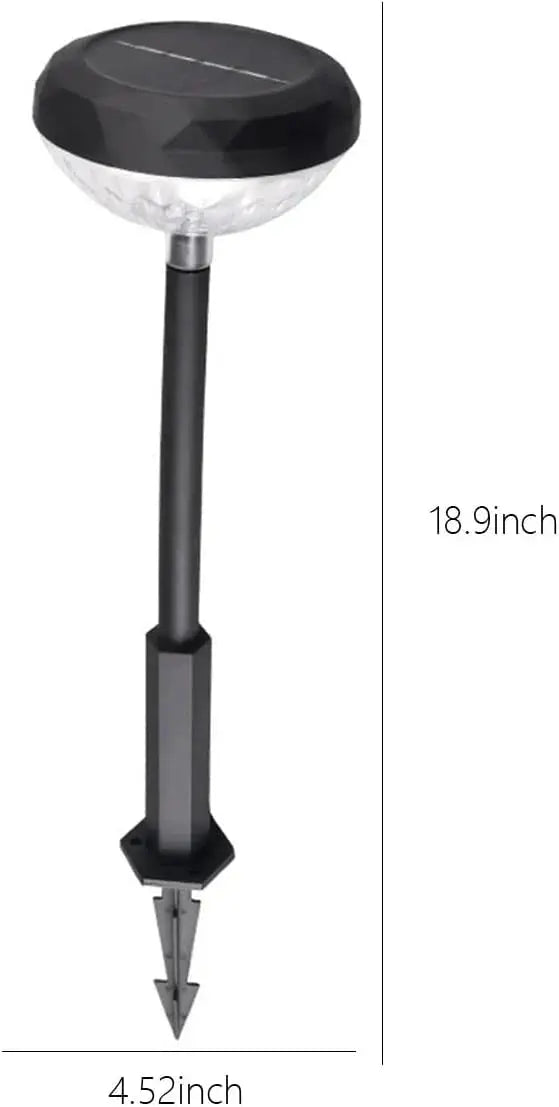 Set 2 Lampi Solare Stralucitoare, Cu Reflexii Puternice, Pentru Exterior, Rezistente La Apa, Alb Cald si Multicolor Doimeseriasi.ro