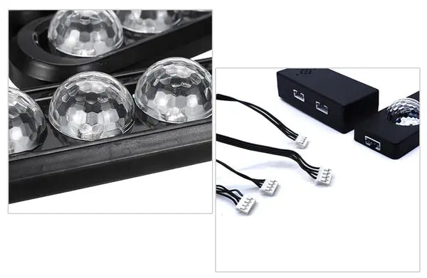 Lumini LED pentru interiorul auto DiscoDots Doimeseriasi.ro