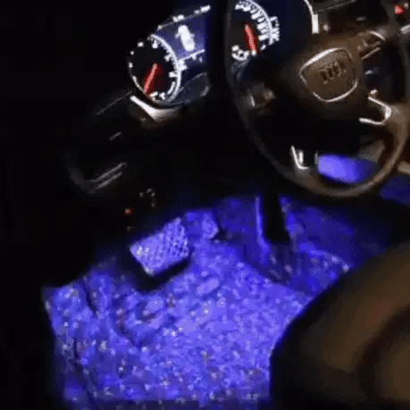 Lumini LED pentru interiorul auto DiscoDots Doimeseriasi.ro