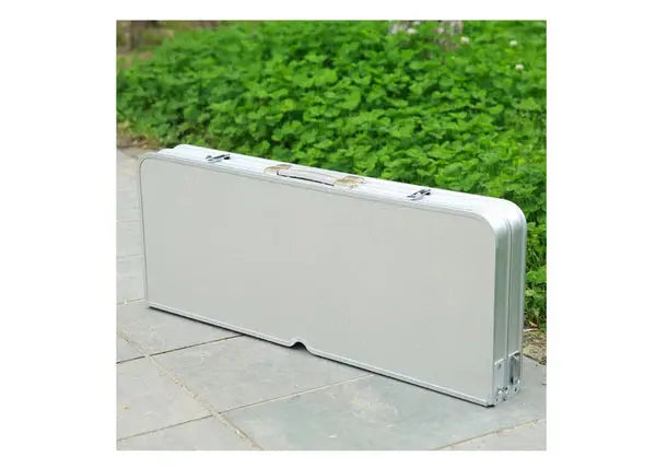 Masa Pliabila, Tip Geamantan, Cu 4 Scaune si Suport Umbrela, Din Aluminiu Doimeseriasi.ro