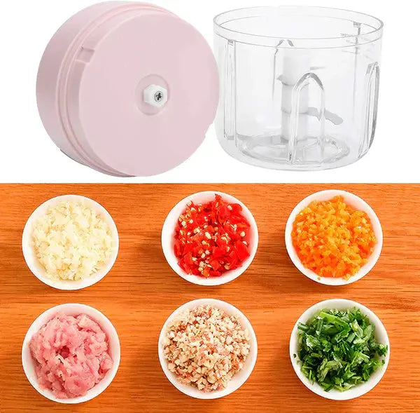 Tocator Electric Portabil, Pentru Usturoi, Nuci, Carne, Legume, Capacitate 250 ml Doimeseriasi.ro