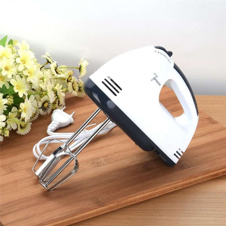 1+1 GRATIS: Mixer De Mana Profesional Gadget 3 Plus, 7 Viteze ,Inox ,  260W + CADOU SURPRIZA Neamtul.ro