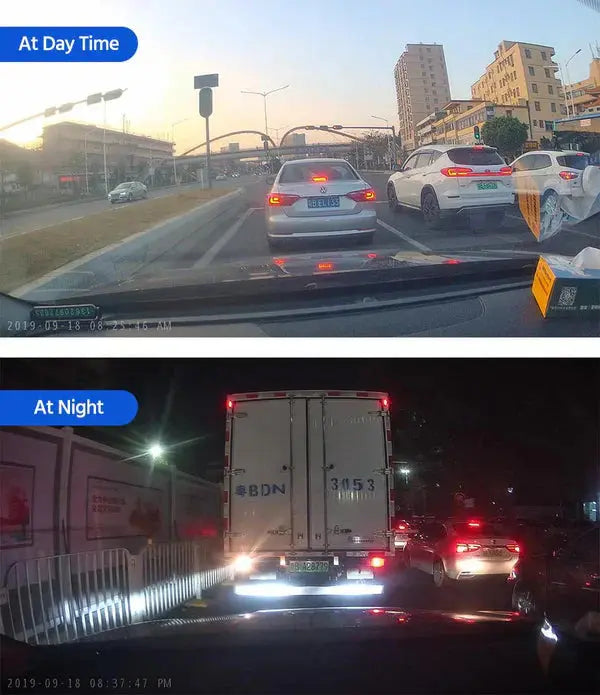 Oglinda Retrovizoare Cu Camera Video Fata-Spate Full HD Cu G-Senzor Si Ecran 4.3 Inch Doimeseriasi.ro