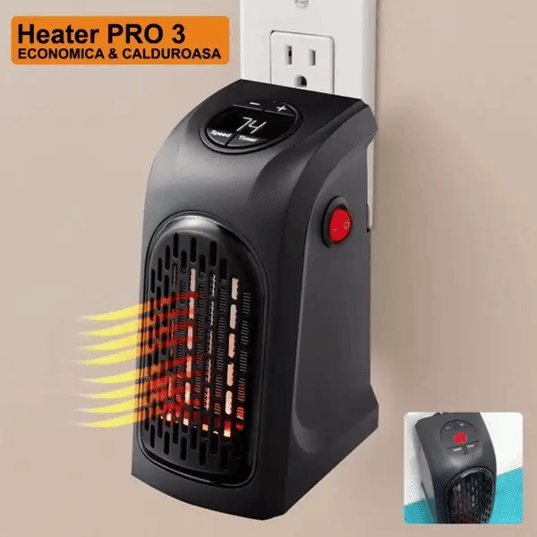 Aeroterma Heater Pro 3 portabila, economica si calduroasa de 350W Neamtul.ro