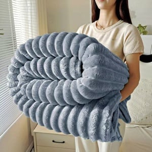 Patura Cocolino Groasa 200X220cm - Cozy Waves V12