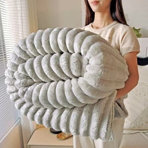 Patura Cocolino Groasa 200X220cm - Cozy Waves V12