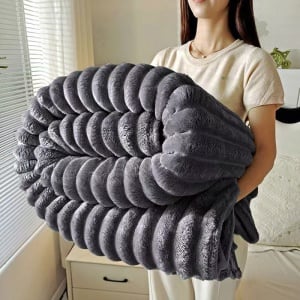 Patura Cocolino Groasa 200X220cm - Cozy Waves V12