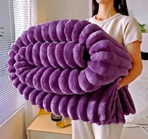 Patura Cocolino Groasa 200X220cm - Cozy Waves V12