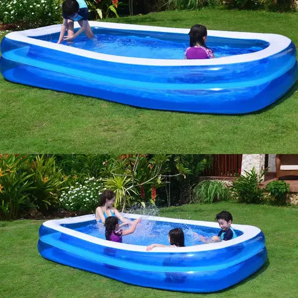 Piscina Gonflabila 200x145x45cm Pentru O Vara Relaxanta Doimeseriasi.ro