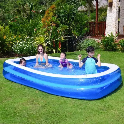 Piscina Gonflabila 200x145x45cm Pentru O Vara Relaxanta Doimeseriasi.ro