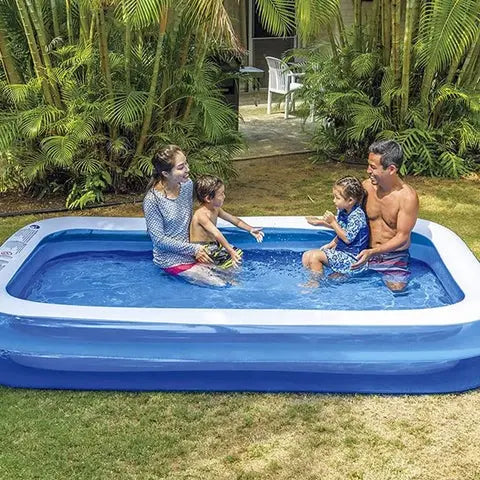 Pachet Promo: Piscina Gonflabila De 201x150x51cm + CADOU Pompa de Umflat Doimeseriasi.ro