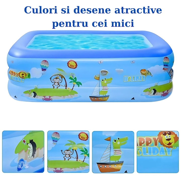 1+1 GRATIS : Piscina Gonflabila Premium ,Copii Si Adulti,115x 82x 33 cm Neamtul.ro