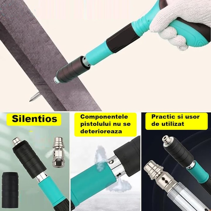 Pistol Manual Pentru Fixarea Cuielor Pe Perete Lungime 30 cm Neamtul.ro