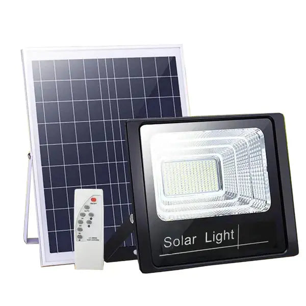 Proiector LED Cu Panou Solar, 300W, Rezistenta La Apa IP66, Control Din Telecomanda Neamtul.ro