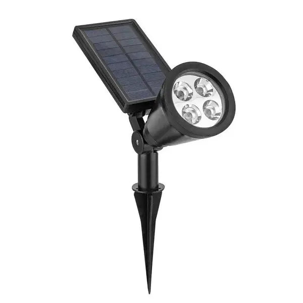 Proiector LED cu Incarcare Solara, Lumina Alb Rece, 3 Moduri de Iluminat, Cu Suport de Fixare Doimeseriasi.ro