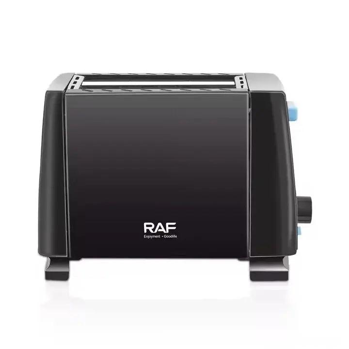 Prajitor de paine, RAF R263, 650 W, pentru 2 felii, 6 trepte de prajire, 21x10.5x17 cm, negru Glorio