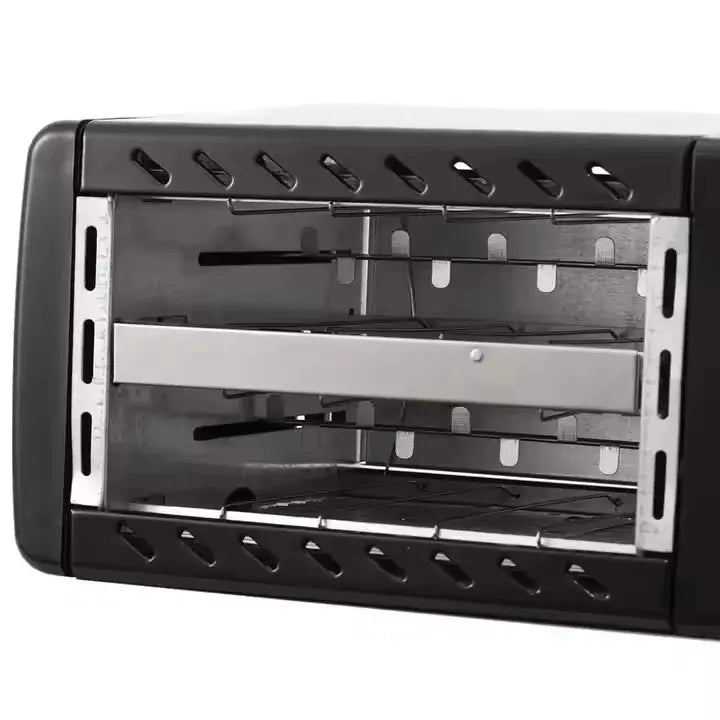 Prajitor de paine, RAF R263, 650 W, pentru 2 felii, 6 trepte de prajire, 21x10.5x17 cm, negru Glorio