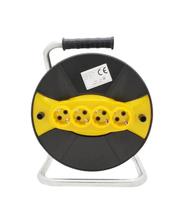 Prelungitor Cu Tambur, 3 x 2.5 mm, 4 Prize, 50 m Lungime Doimeseriasi.ro