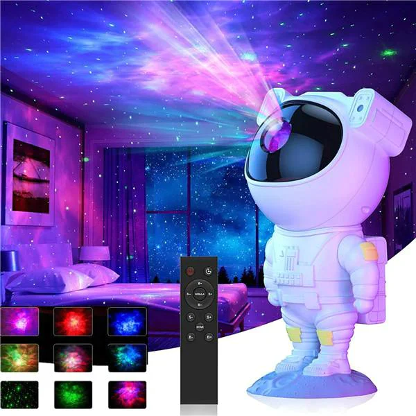 Proiector Laser Astronaut cu Joc de Lumini (Aurora Boreala si Stele) + TELECOMANDA inclusa Neamtul.ro