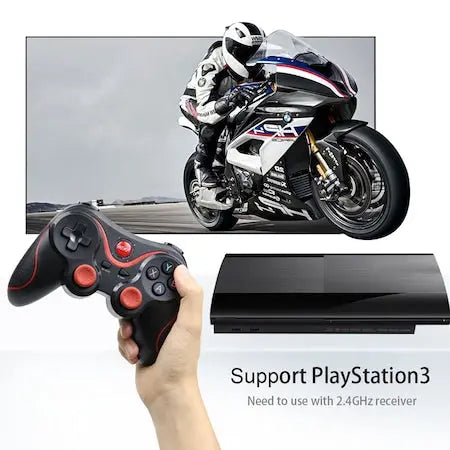 Gamepad Bluetooth Pentru Telefon , Tableta , PC , Smart TV , Smart Box Cu Acumulator Doimeseriasi.ro