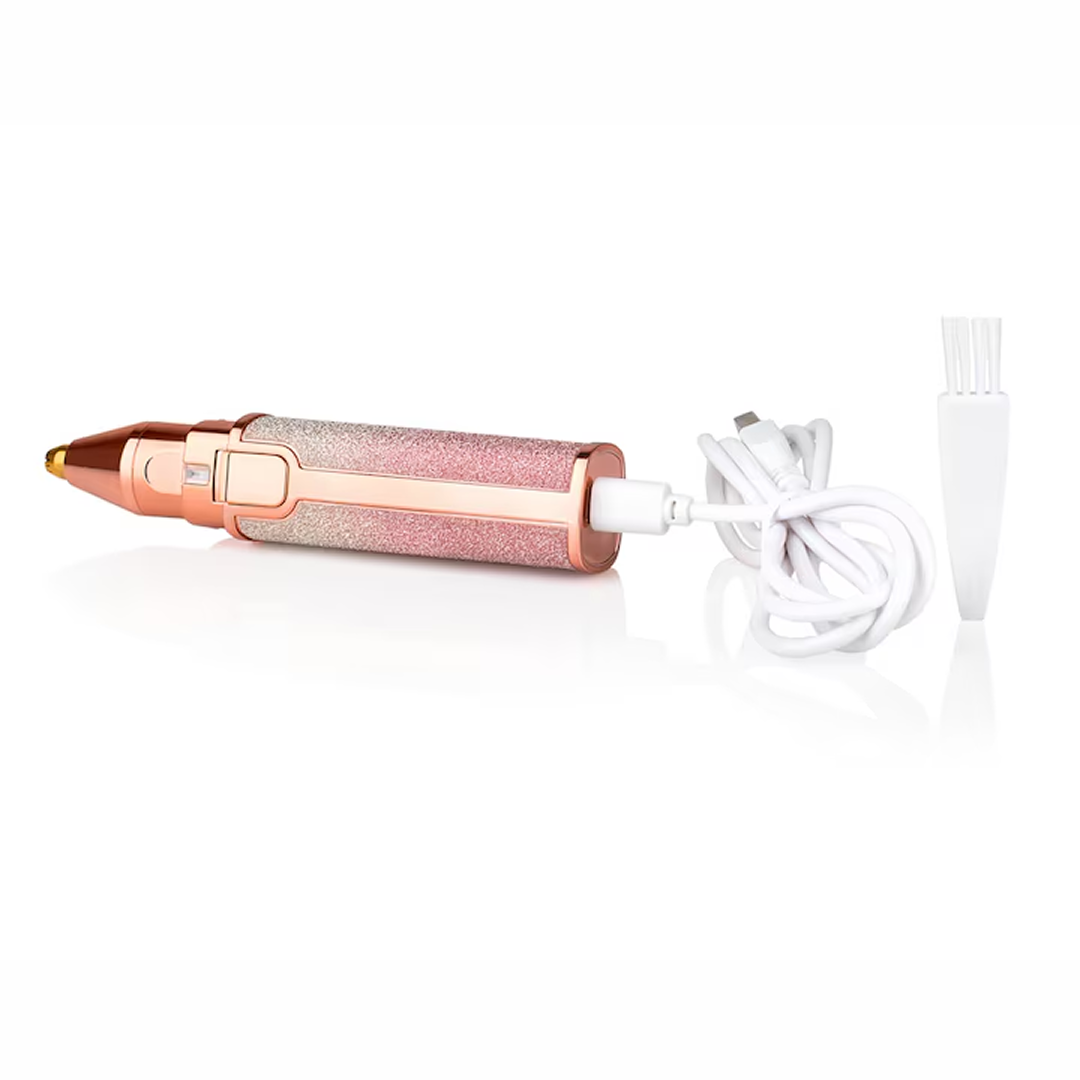 Epilator Facial 2 in 1 | Portabil cu LED | Reincarcabil USB | Pentru Fata si Zone Sensibile Glorio