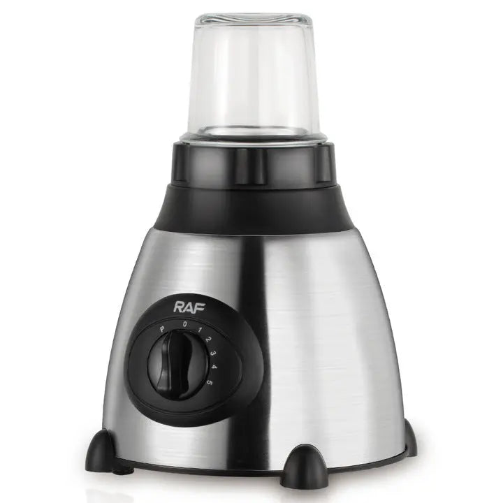 Blender de mare putere RAF R.367, AT PERFORMANCE, 450 W, 6 lame, 1.5 l, Negru/Argintiu Glorio