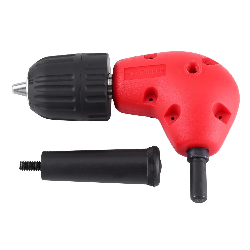 Accesoriu pentru Burghiu Unghiular la 90 Grade, Mandrină 0.8-10mm, Ax 9.5mm, Cuplu Maxim 20Nm, Mâner Inclus Glorio