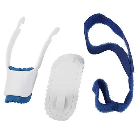 OFERTA 1+1 GRATIS: Orteza corectoare Pro Mont A pentru utilizare nocturna alb-albastru Doimeseriasi.ro