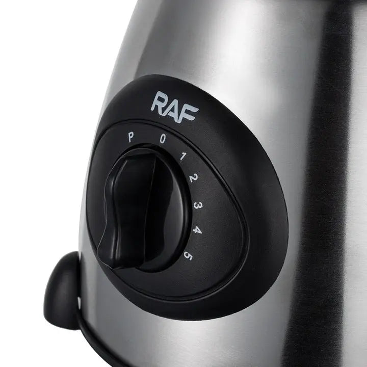 Blender de mare putere RAF R.367, AT PERFORMANCE, 450 W, 6 lame, 1.5 l, Negru/Argintiu Glorio