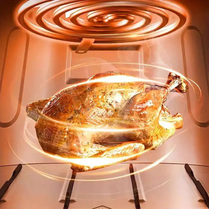 AirFryer HOFFMANS HM 780A - 8L cu Geam, 2400W, Friteuza cu Aer Cald Fara Ulei, Digitala Glorio