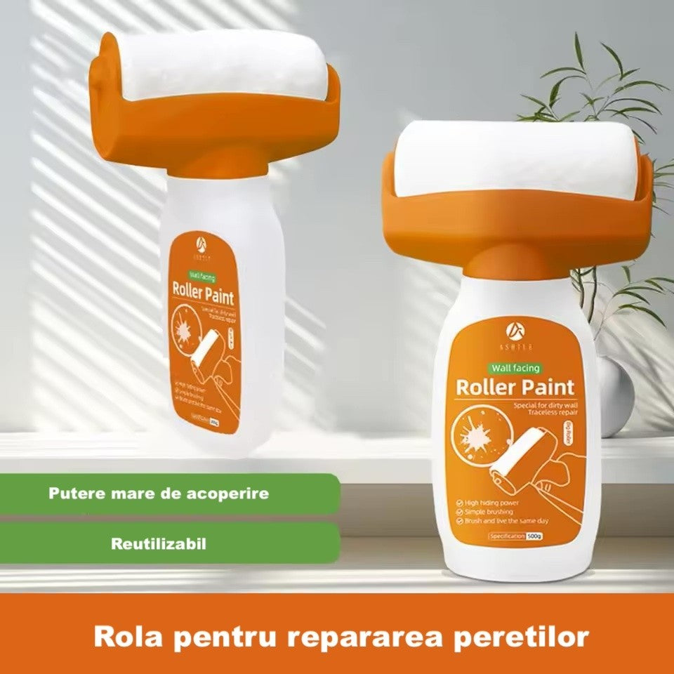 Set 1+1 Trafalet cu Rezervor 1000ml Vopsea Teflonică Inclusă, Roller Paint Glorio