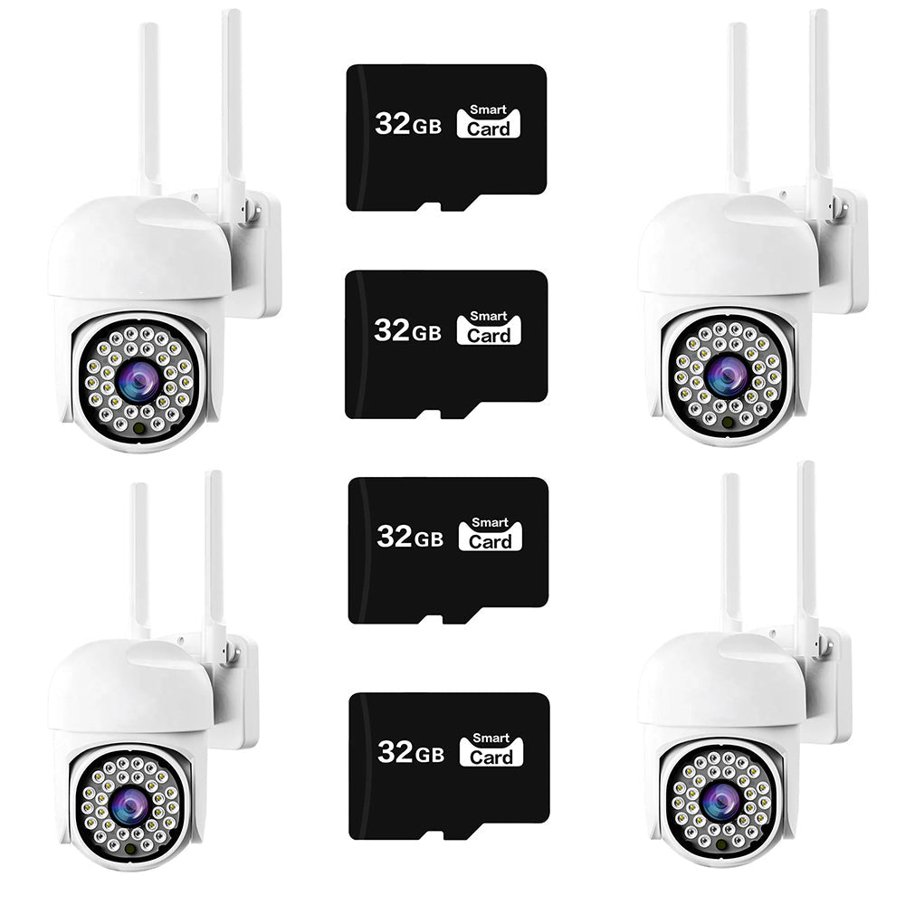 Cameră de Supraveghere de Exterior JORTAN Color  + Card 32GB Cadou Glorio