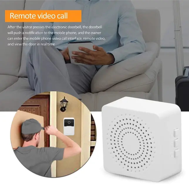 Sonerie Wireless Video X3 cu Apel Vocal Si Interfon Video Doimeseriasi.ro