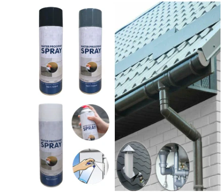1+1 GRATIS Spray De Etansare 750 ml, Impermeabil, Hidroizolatie, Protectie De Lunga Durata Anti Apa, Uscare Rapida, Multisuprafe, Ciment, Gresie, Metal, Burlane Neamtul.ro