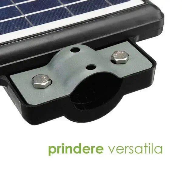 Lampa Stradala Cu Incarcare Solara   Panou Solar Integrat,  Putere Mare + Stalp De Sustinere CADOU + Acesorii+Lampa Solara 100x Led CADOU Doimeseriasi.ro