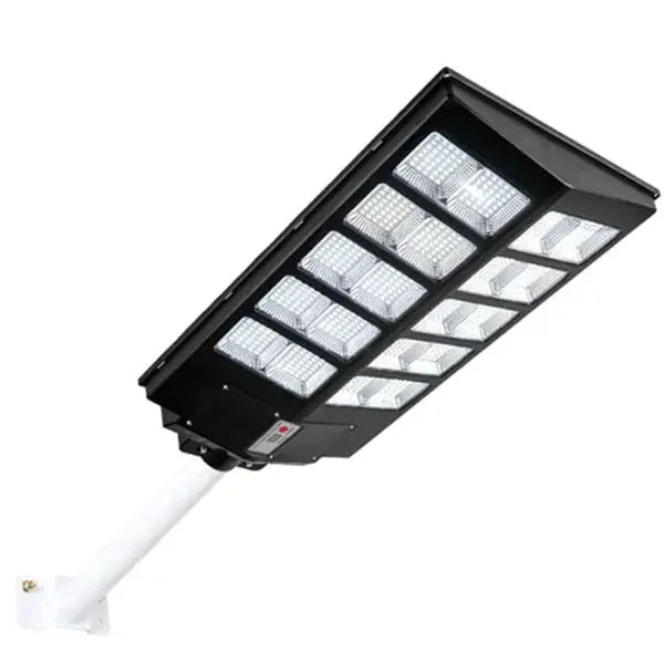 Lampa Stradala Cu Incarcare Solara   Panou Solar Integrat,  Putere Mare + Stalp De Sustinere CADOU + Acesorii+Lampa Solara 100x Led CADOU Doimeseriasi.ro