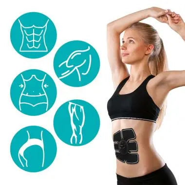 PACHET PROMO: Aparat Fitness Cu Electrostimulare Pentru Abdomen Si Brate 1+1 CADOU Doimeseriasi.ro