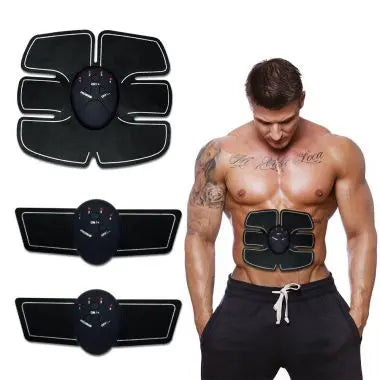 PACHET PROMO: Aparat Fitness Cu Electrostimulare Pentru Abdomen Si Brate 1+1 CADOU Doimeseriasi.ro