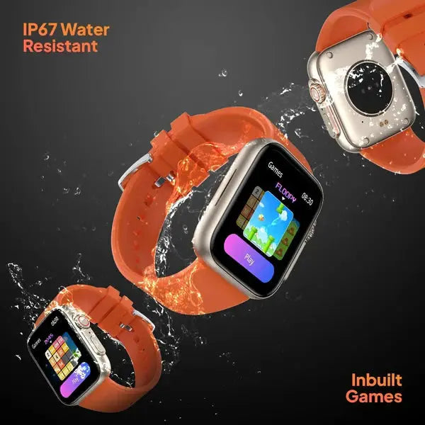 Smartwatch Ultra II cu Incarcator Wireless, Notificari Apel si Retele Sociale + Monitorizare Sanatate Doimeseriasi.ro